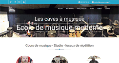 Desktop Screenshot of cavesamusique.fr